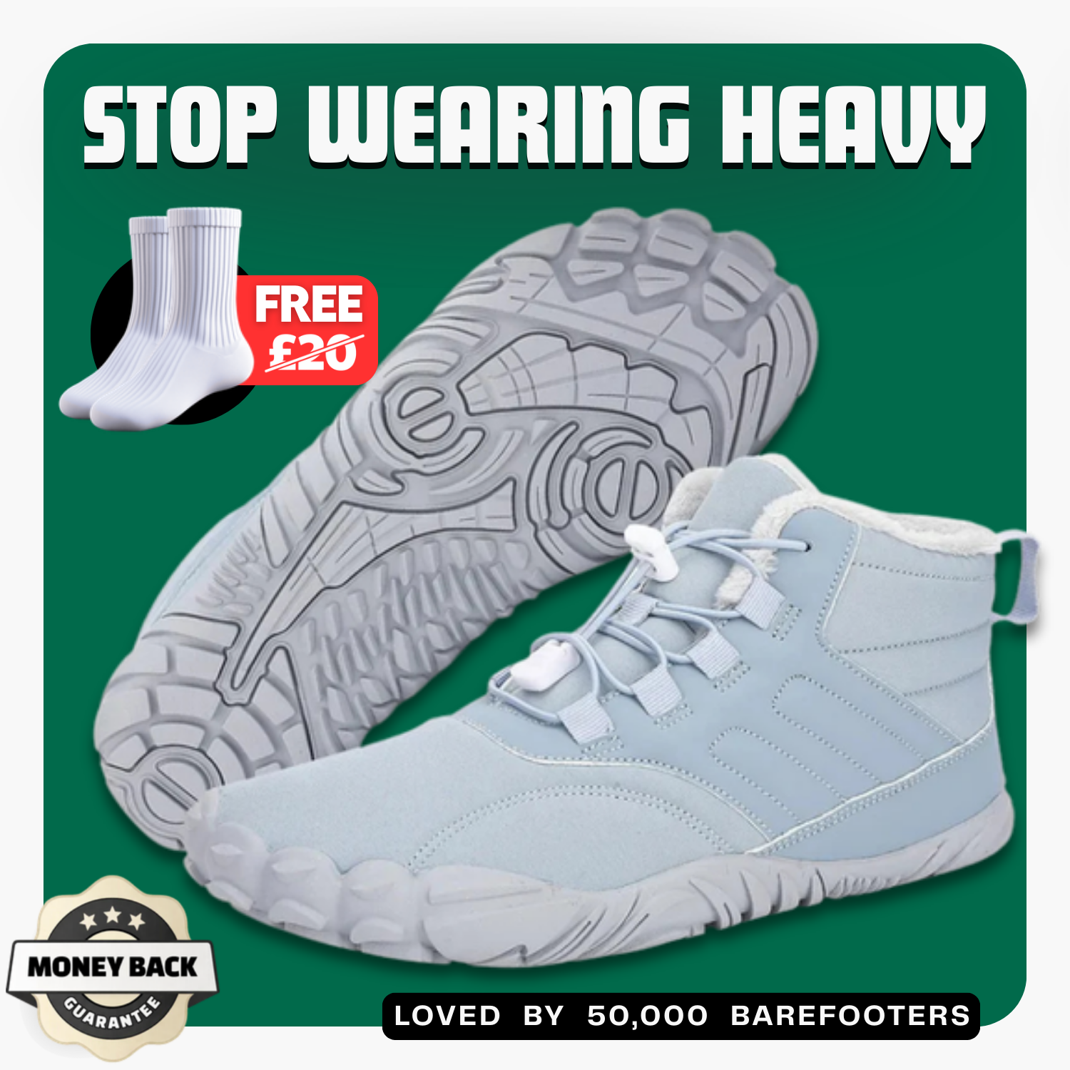 OUTBARE™ barefoot boots