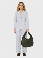 Vegan Leather Everyday Shoulder Bag | Green