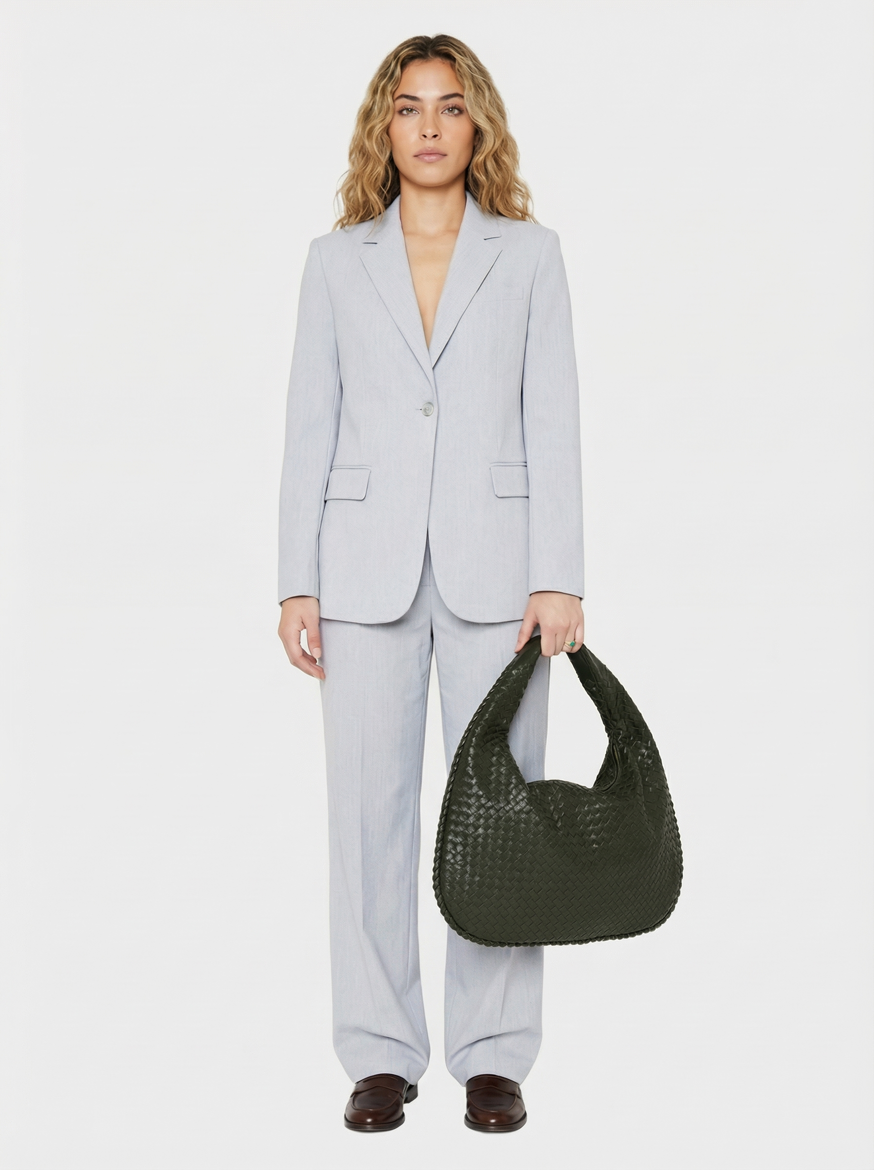 Vegan Leather Everyday Shoulder Bag | Green