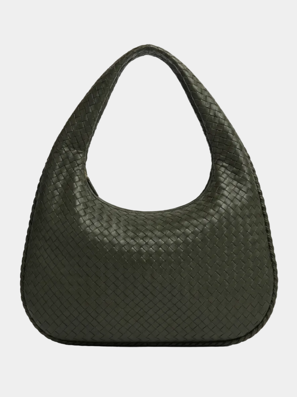 Vegan Leather Everyday Shoulder Bag | Green